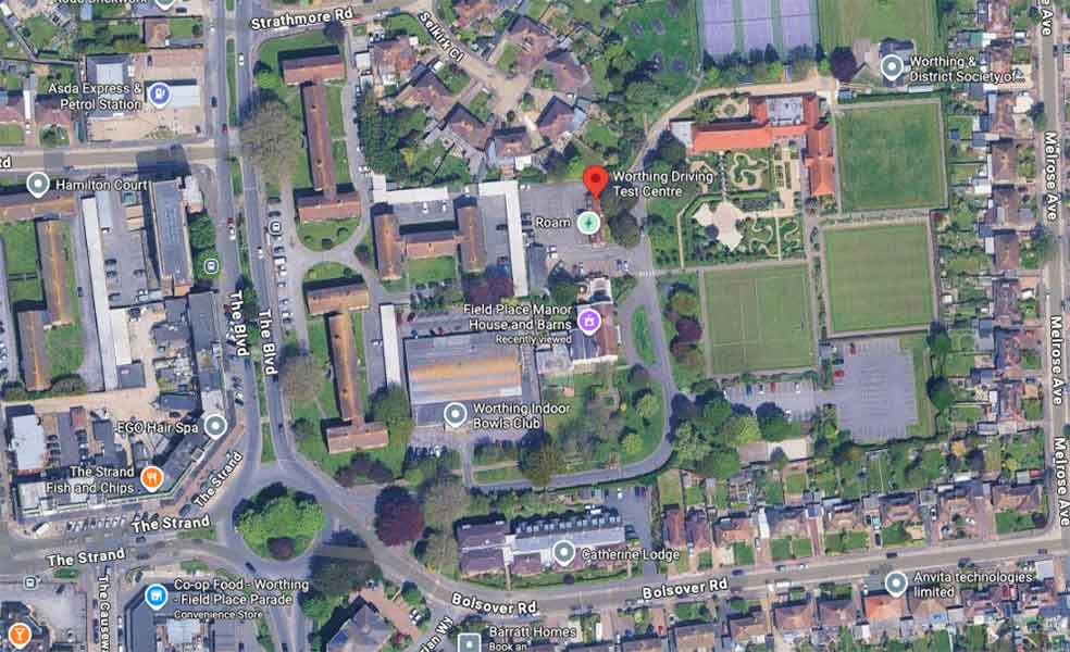 Worthing Driving Test Routes