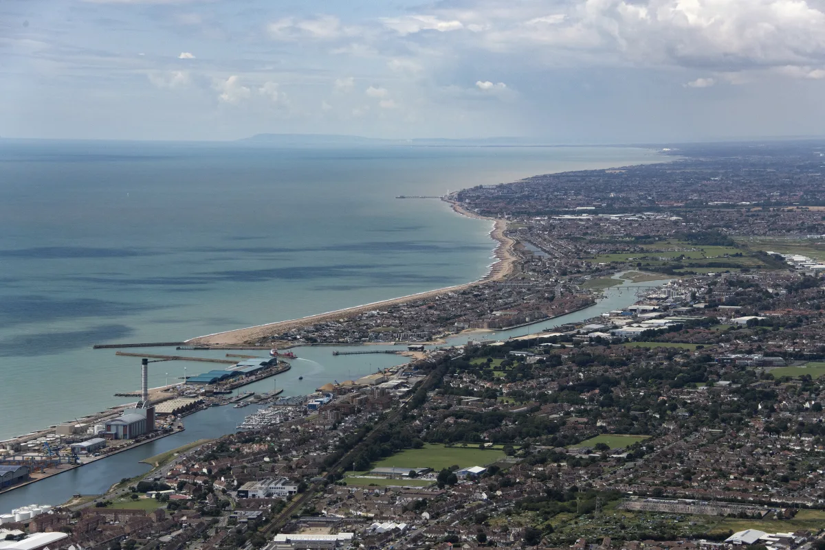 Shoreham-by-Sea and Southwick coastline